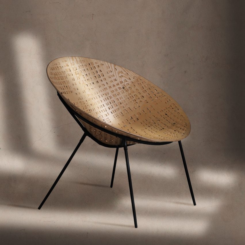 Photo of woven chair