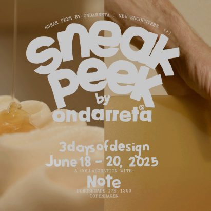 Sneak Peek by Ondarreta in collaboration with Note