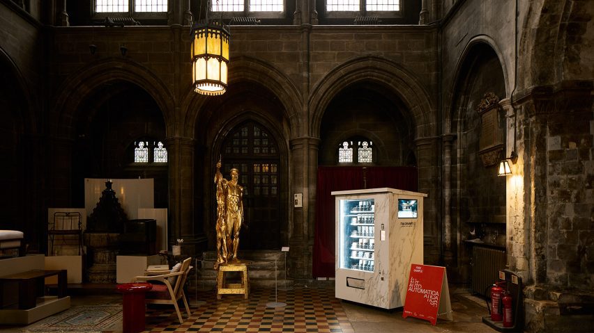Tiled vending machine by Solus Ceramics
