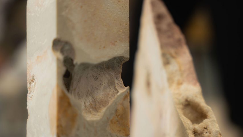 Close up of furniture collection Stone Plus