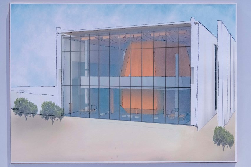 Illustration of a cultural centre