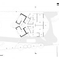 Plan of Cake House by Alexander Symes Architect