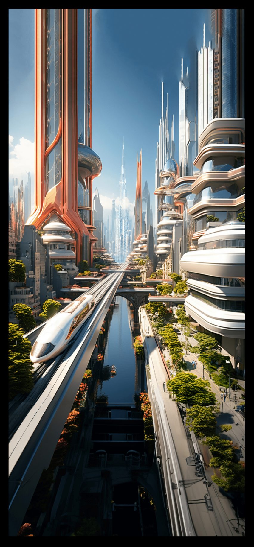 a digital image showing a proposal for a high speed train line