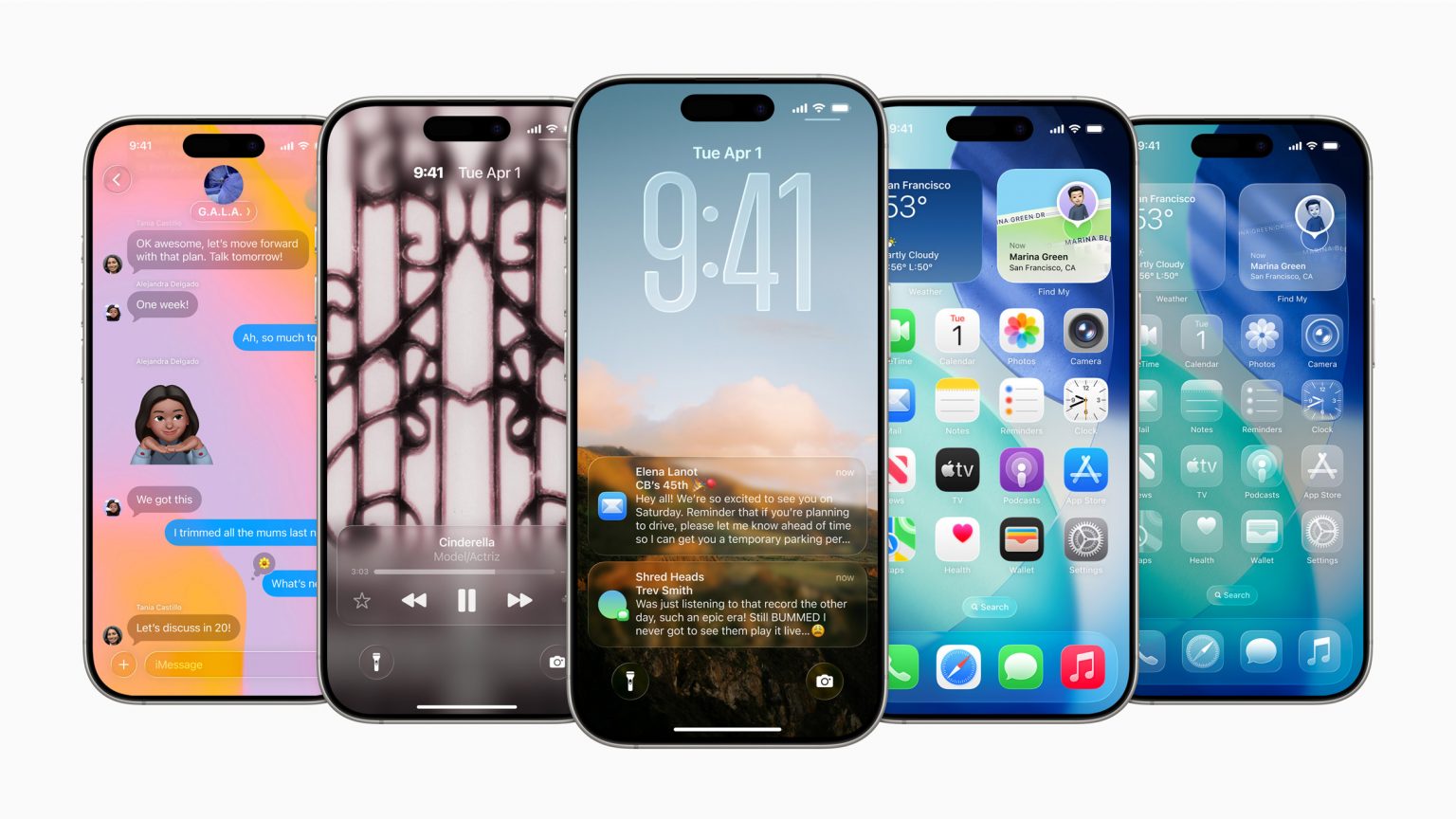 Apple unveils iOS 26 software update with translucent 