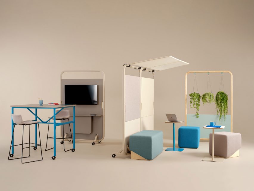 Arches screens by Bisley
