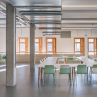 James Baldwin Media Library and Refugee House by Associer