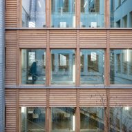 James Baldwin Media Library and Refugee House by Associer