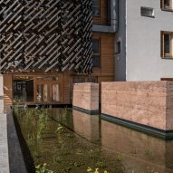 James Baldwin Media Library and Refugee House by Associer