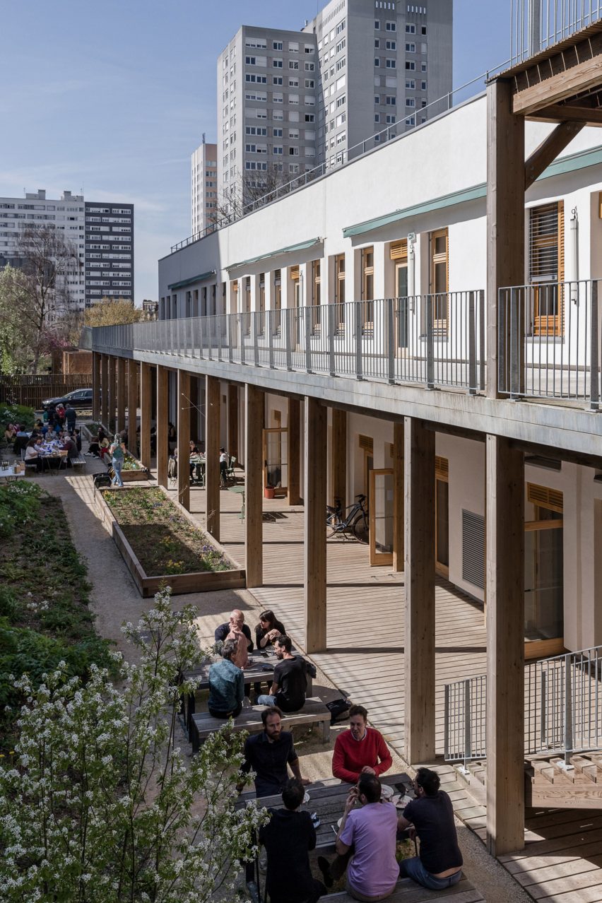 James Baldwin Media Library and Refugee House in Paris by Associer
