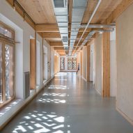 James Baldwin Media Library and Refugee House by Associer
