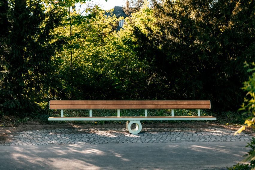 Seating in German park by Martin Binder