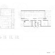 Plan of Balmoral Hillside House by Kieron Gait Architects