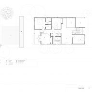 Plan of Balmoral Hillside House by Kieron Gait Architects