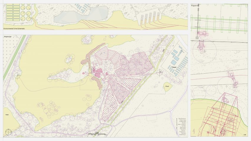 a map in tones of yellow