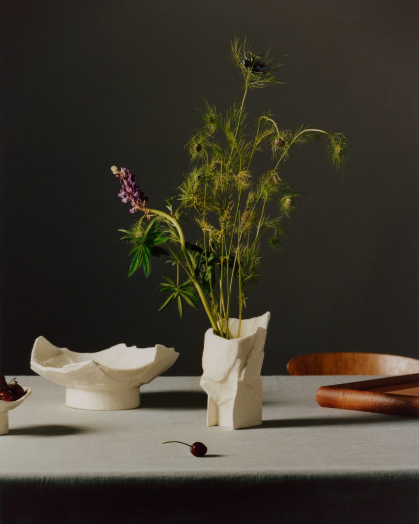 Vases made from chipboard