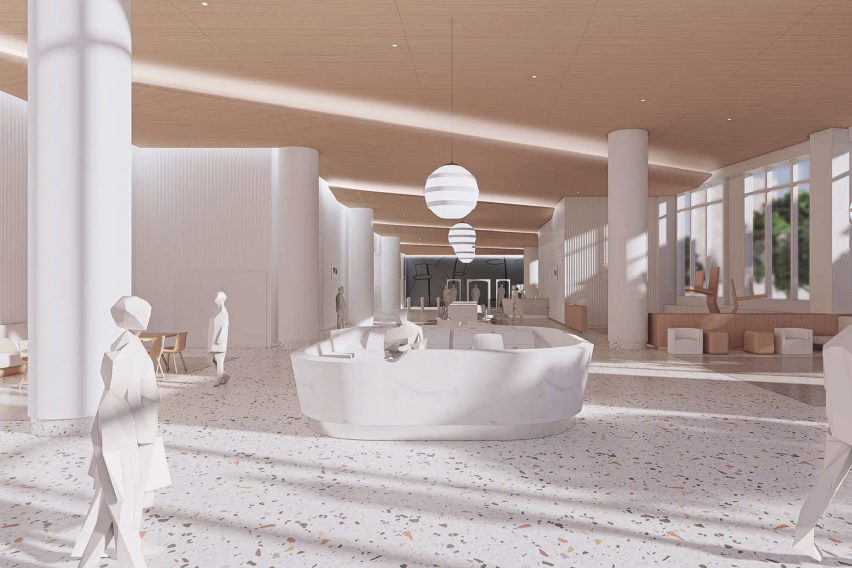 Lobby of jail