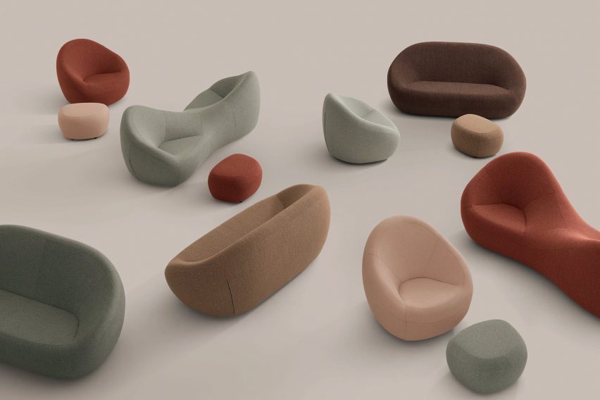 Assortment of seats from The Jean Nouvel Seating Collection by Coalesse