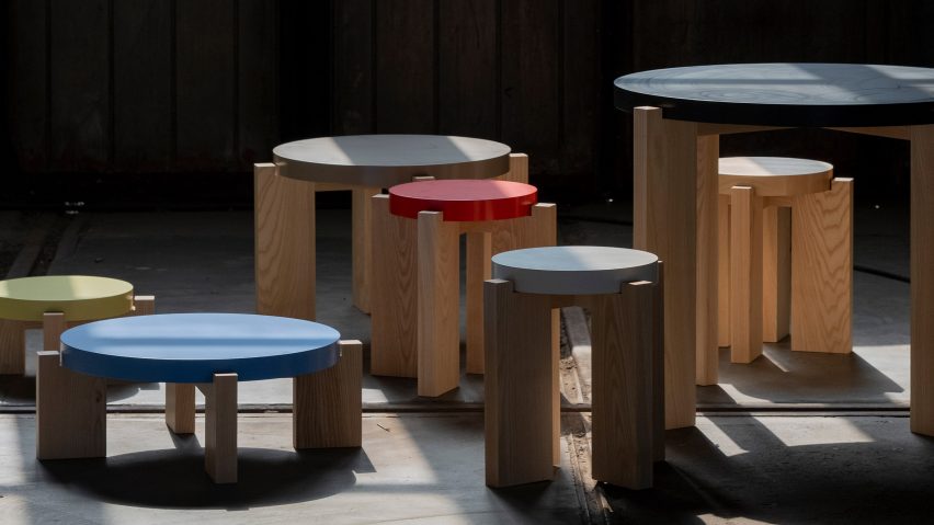 Everything Series One table by Skewed among eight new products on Dezeen Showroom