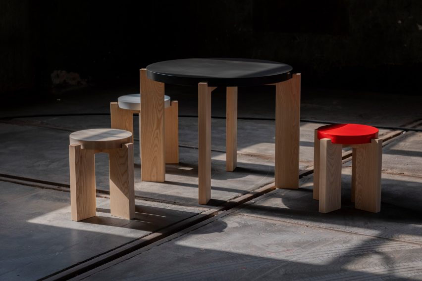 Everything Series One table by Skewed