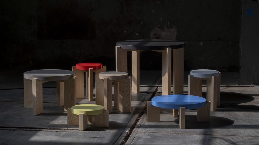 Everything Series One table by Skewed