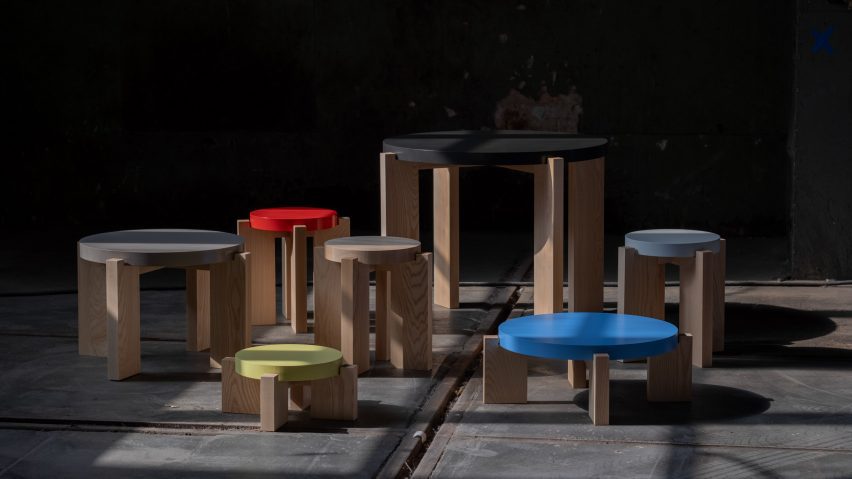 Everything Series One table by Skewed