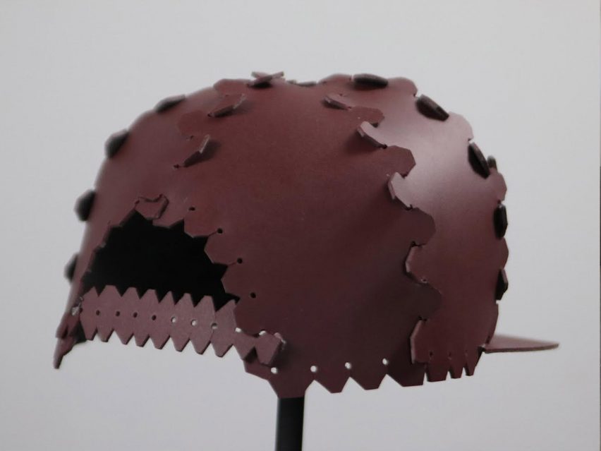 Hat by Zo&eacute; Monstrey of Design Academy Eindhoven as part of Forbo's Student Challenges