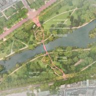 Plan of Queen Elizabeth II memorial by Foster + Partners