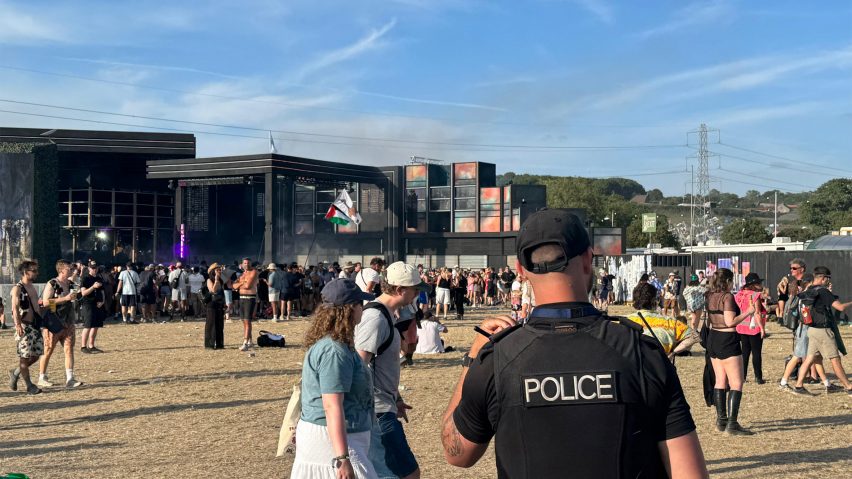 Police at Glastonbury 2025