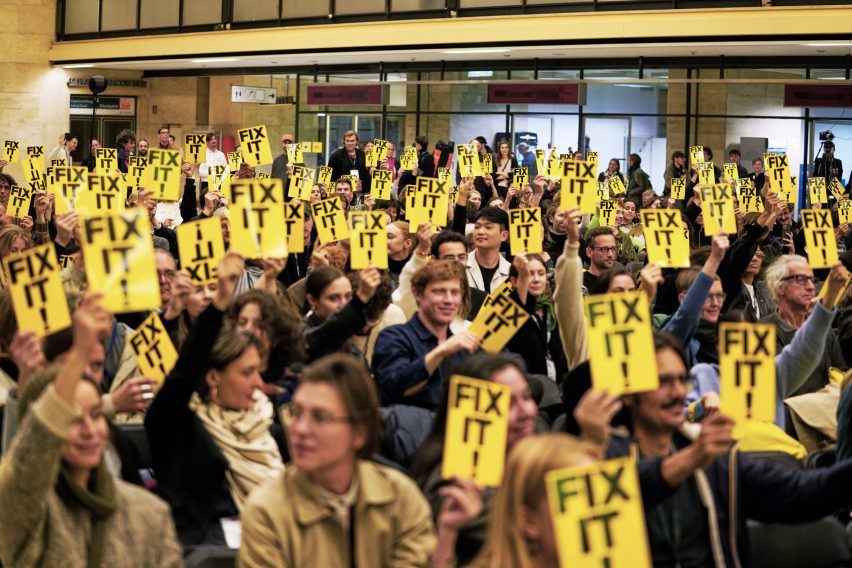 People gathered for the HouseEurope! campaign