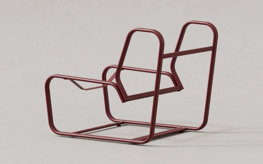 Image of the Isomi Knit One seating unit frame