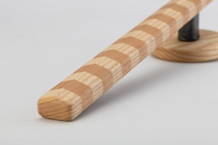 Kooky Streaker door lever by YSG for Bankston Architectural