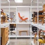 Furniture on shelves