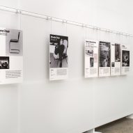 A timeline on a wall