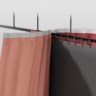 Noren acoustic curtain system by Impact Acoustic
