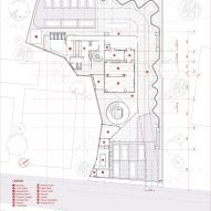 Plan of Sagehaus Office Garden by RAD+ar