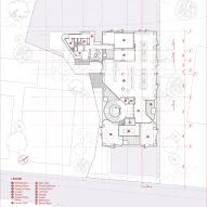 Plan of Sagehaus Office Garden by RAD+ar