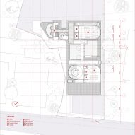 Plan of Sagehaus Office Garden by RAD+ar