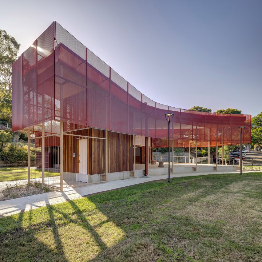 Hurlstone Memorial Reserve pavilion by Sam Crawford