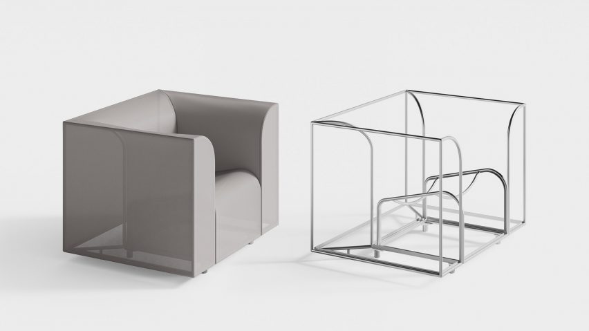 Shrinx lounge chair by Boris Berlin for +Halle