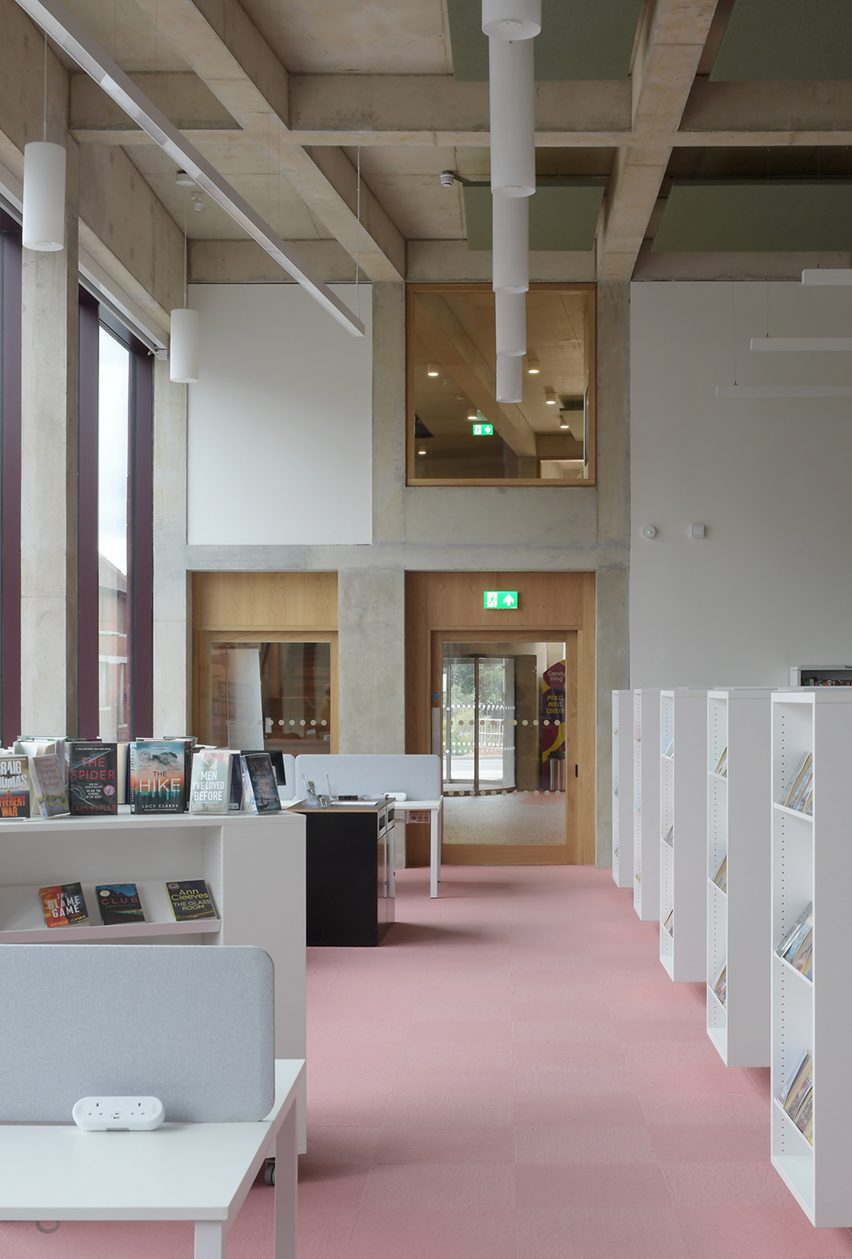 Co-wokring spaces inside library