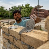 Sugarcrete blocks made from sugarcane waste
