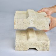 Sugarcrete blocks made from sugarcane waste