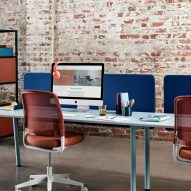 Teddy tables and workstations by Zenith