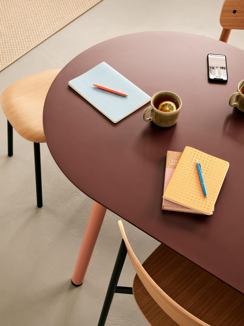 Teddy tables and workstations by Zenith