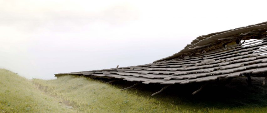 an image showing a brown roof