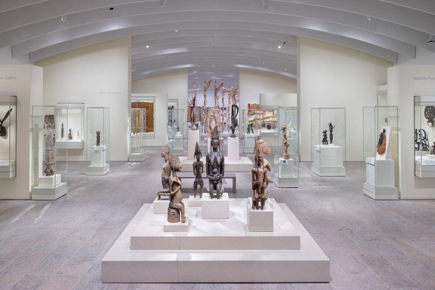 The Met's redesigned Rockefeller Wing displaying African arts
