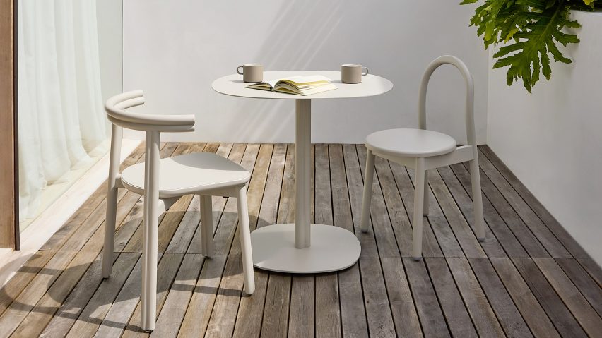 Twill tables by DesignByThem among eight new products on Dezeen Showroom