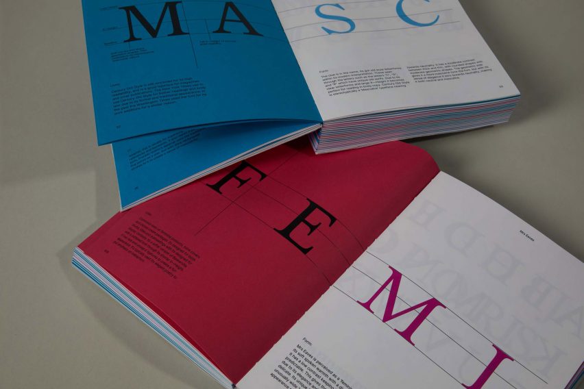 a photograph of two books next to one another, one in tones of blue and white and the other in tones of red and white