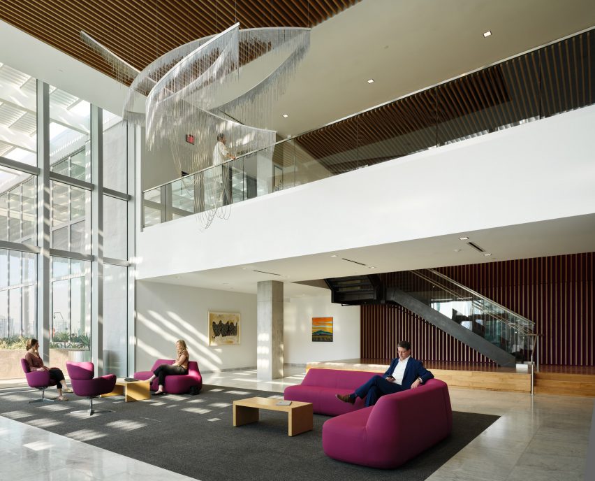 Lobby of embassy