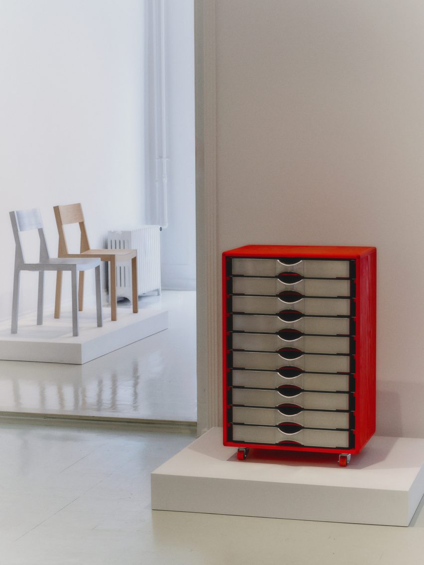Drawers in the V&aelig;rkt&oslash;j exhibition at 3 Days of Design